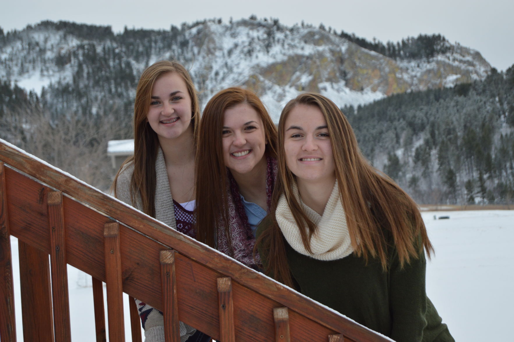All three girls